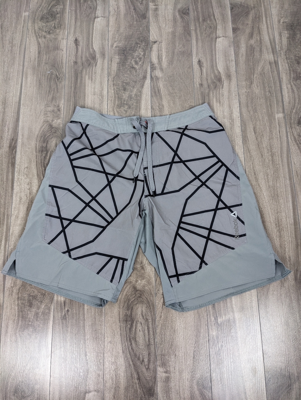 Reebok Men's Board Shorts Grey Size Medium